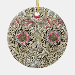 William Morris Corncockle Vintage Floral Ceramic Ornament