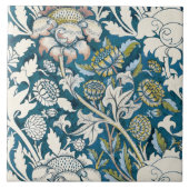 William Morris Craftsman Era Vintage Sketch LEFT Ceramic Tile (Front)