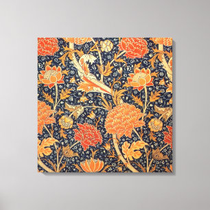 William Morris Cray Floral Art Nouveau Pattern Canvas Print
