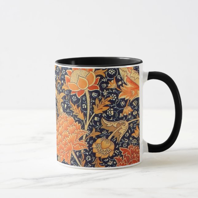William Morris Cray Floral Art Nouveau Pattern Mug (Right)