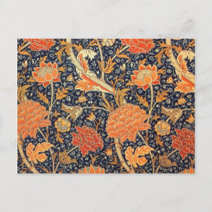 William Morris Cray Floral Art Nouveau Pattern Postcard