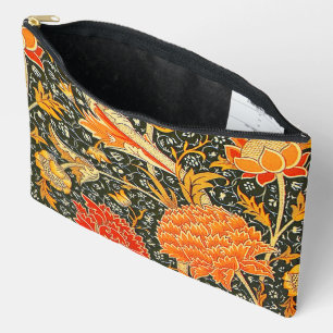 William Morris Cray Floral Pattern Vintage Accessory Pouch