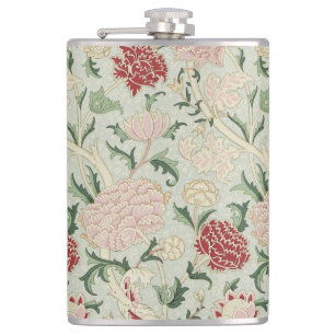 William Morris Cray Floral Pre-Raphaelite Vintage Hip Flask