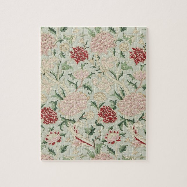 William Morris Cray Floral Pre-Raphaelite Vintage Jigsaw Puzzle (Vertical)