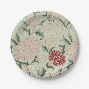 William Morris Cray Floral Pre-Raphaelite Vintage Paper Plate