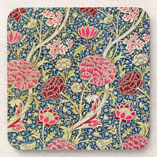 William Morris Cray Pattern Coaster (Front)