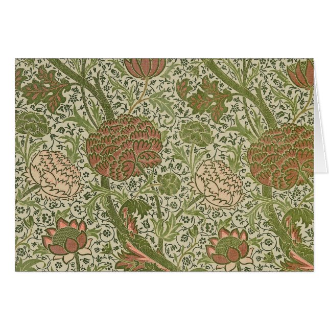 William Morris Cray Sage Flower Floral Botanical (Front Horizontal)
