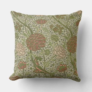William Morris Cray Sage Flower Floral Botanical Cushion