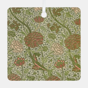 William Morris Cray Sage Flower Floral Botanical Metal Tree Decoration