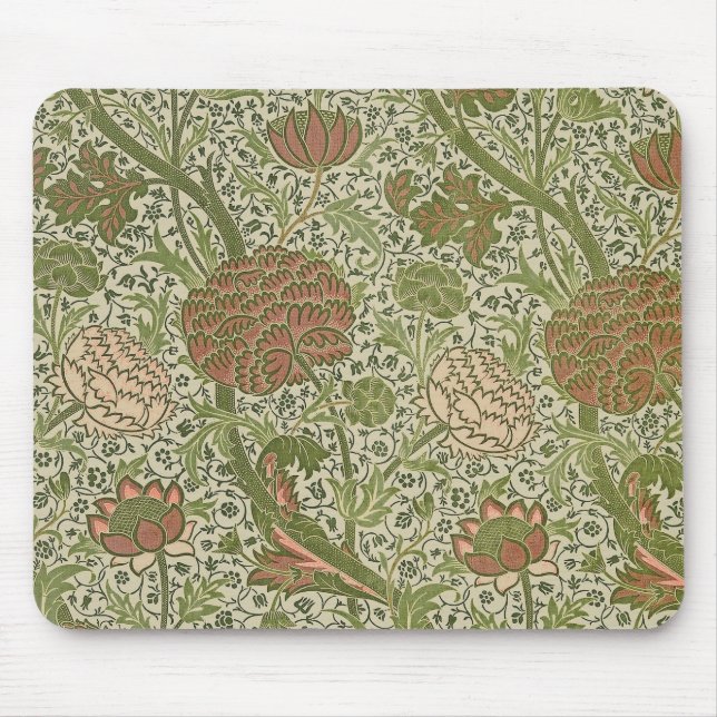 William Morris Cray Sage Flower Floral Botanical Mouse Pad (Front)