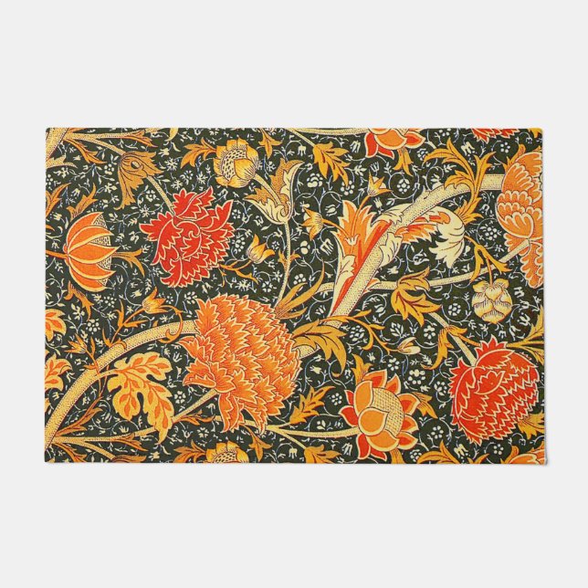 William Morris Cray Wallpaper Pattern Doormat (Front)