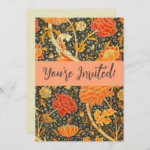 William Morris Cray Wallpaper Pattern Invitation