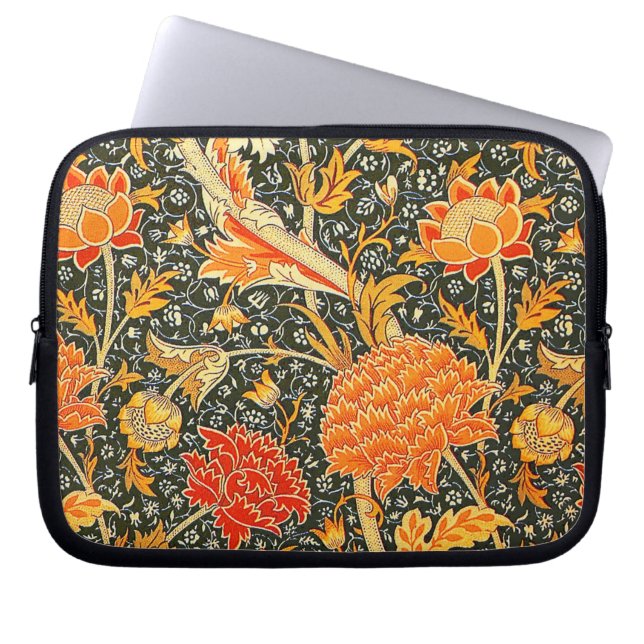 William Morris Cray Wallpaper Pattern Laptop Sleeve (Front)