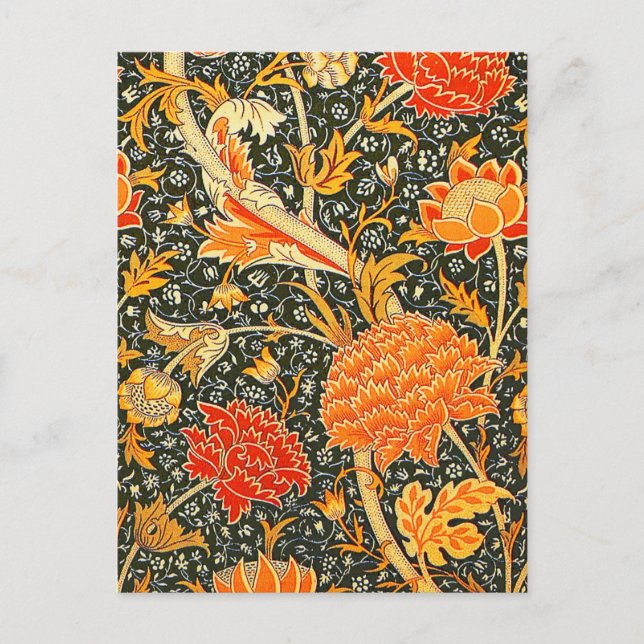 William Morris Cray Wallpaper Pattern Postcard (Front)