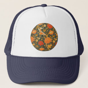 William Morris Cray Wallpaper Pattern Trucker Hat