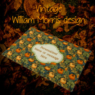 William Morris Customised Autumn Pumpkin Gardeners Doormat