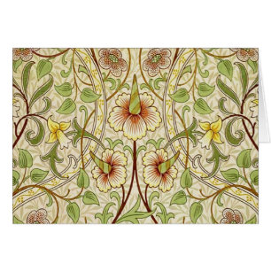 William Morris Daffodil Classic Flower Wallpaper