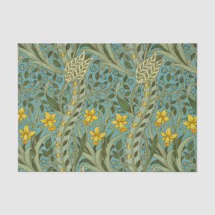 William Morris Daffodil Floral Pattern Classic Tissue Paper