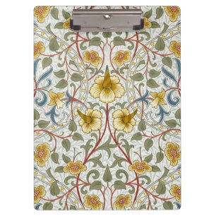 William Morris Daffodil Floral Pattern Clipboard