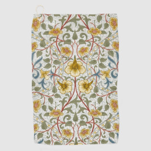 William Morris Daffodil Floral Pattern Golf Towel
