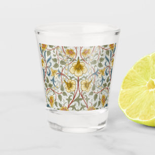 William Morris Daffodil Floral Pattern Shot Glass