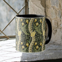William Morris Daffodil Floral Textile Pattern