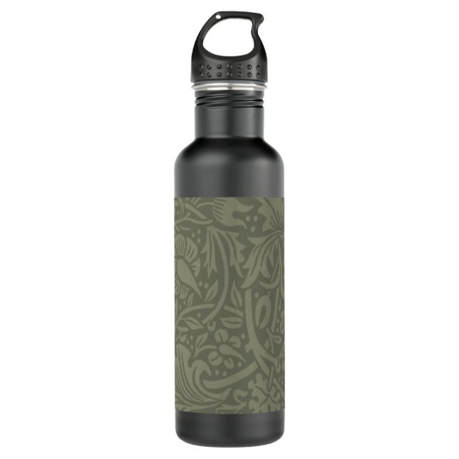 William Morris Daffodil Floral Wallpaper 710 Ml Water Bottle (Front)