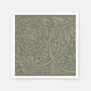 William Morris Daffodil Floral Wallpaper Napkin
