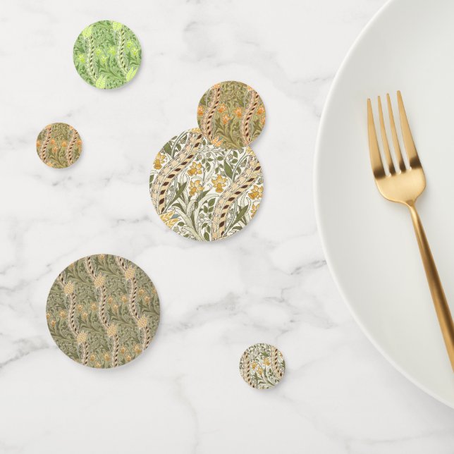 William Morris Daffodil Garden Flower Classic Bota Confetti (Group)