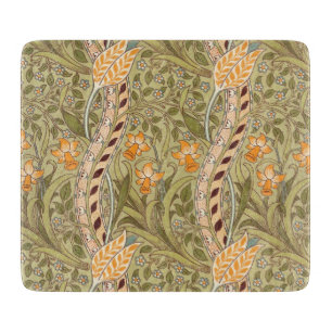 William Morris Daffodil Garden Flower Classic Bota Cutting Board