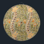 William Morris Daffodil Garden Flower Classic Bota Dartboard<br><div class="desc">This yellow and green botanical flower design is based on the classic William Morris daffodil design and was created in 1891 by Morris & Co. The ornate flower design features daffodils and small flowers,  and is a gorgeous botanical pattern for an elegant décor touch.</div>
