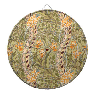 William Morris Daffodil Garden Flower Classic Bota Dartboard