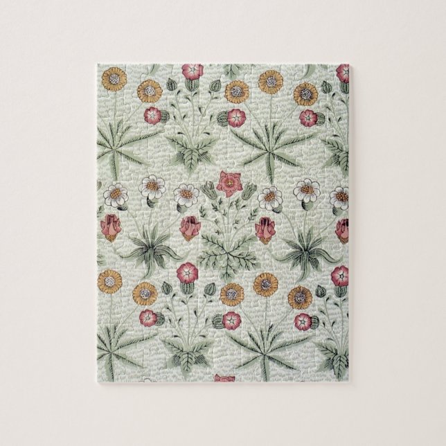William Morris Daisy Floral Wallpaper Pattern Jigsaw Puzzle (Vertical)