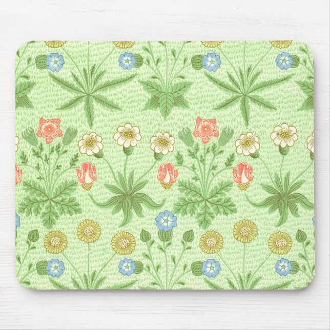 William Morris Daisy Mouse Pad (Front)