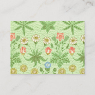 William Morris Daisy Pattern Business Card