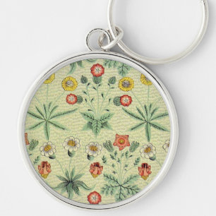 William Morris Daisy Pattern Key Ring