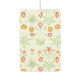 William Morris Daisy Vintage Botanical Pattern Car Air Freshener