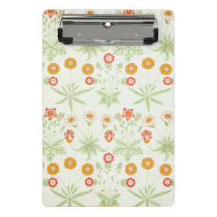 William Morris Daisy Vintage Botanical Pattern Mini Clipboard