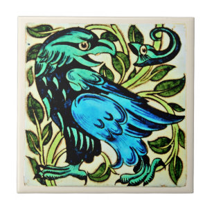 William * Morris De Morgan Eagle and Snark   Ceramic Tile