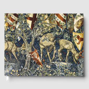 William Morris Deer and Shields in Verdant Realm Guest Book