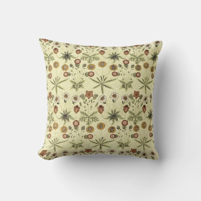 William Morris delicate floral pattern Cushion (Front)
