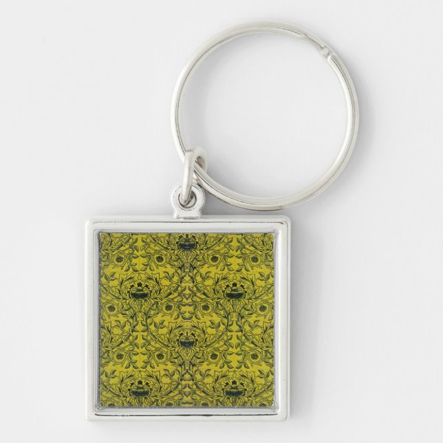 William Morris Design #1 Key Ring (Front)