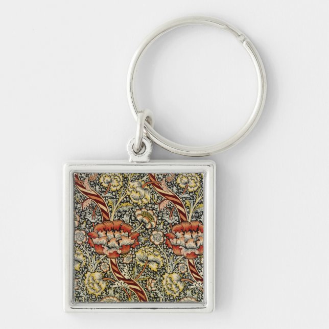 William Morris Design #9 Key Ring (Front)