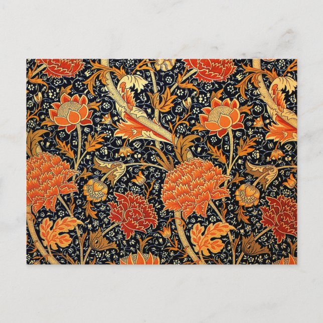 William Morris design, Cray Postcard (Front)