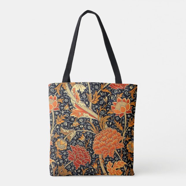 William Morris design, Cray Tote Bag (Back)