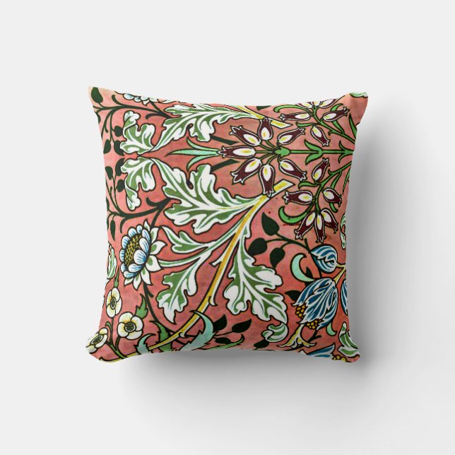 William Morris design - Hyacinth Cushion (Front)