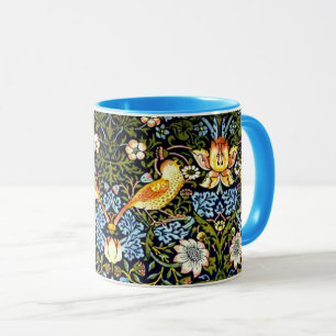William Morris design,  Strawberry Thief Mug
