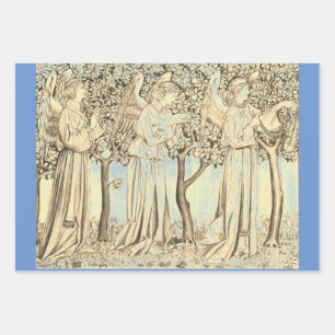 William Morris DESIGNS ANGELS Wrapping Paper Sheet