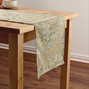 William Morris Double Bough Floral Pattern Foliage Long Table Runner