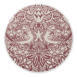 William Morris' Dove and Rose Ceramic Knob